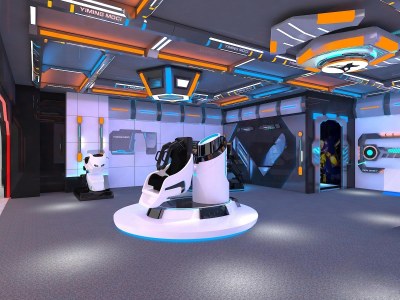 现代VR体验馆3D模型下载